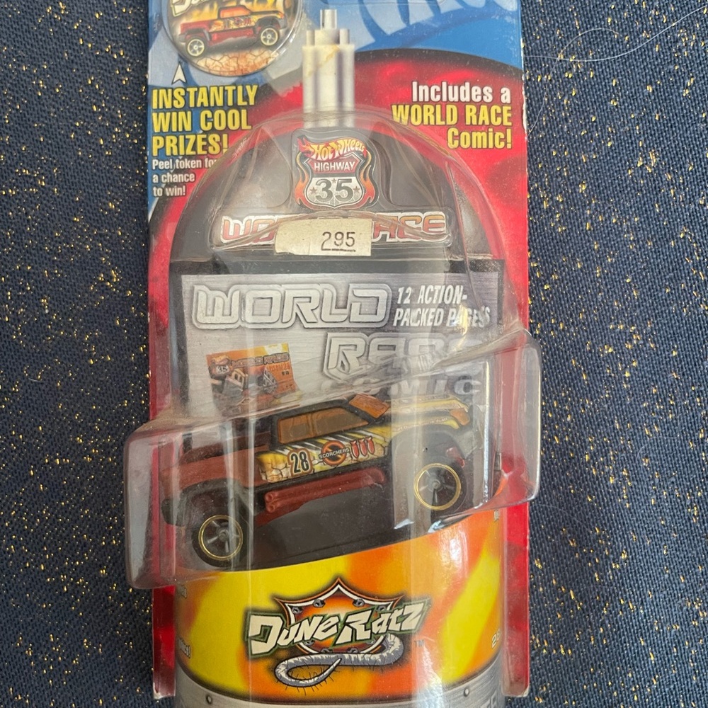 Hot Wheels Dune Ratz Toy Car - Orange and Black